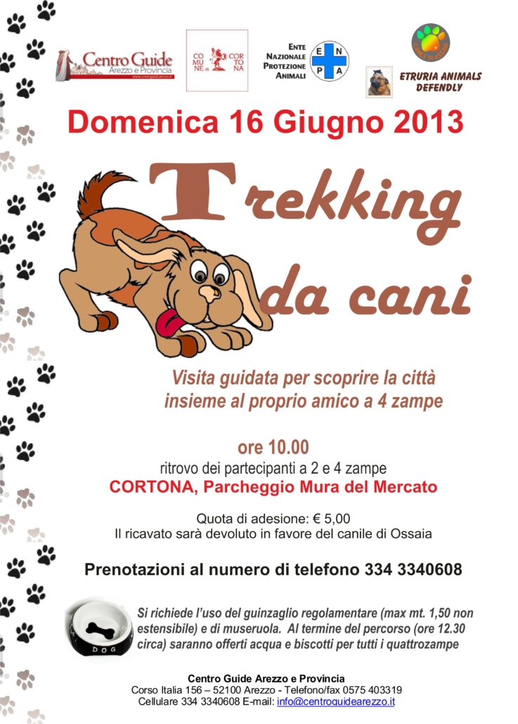 trekking cani 2013 Cortona